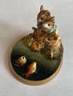 Wee Forest Folk Pm-1 Chums Hangin Out Pond Mice Figurine 2000 Retired Wff