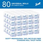 Scott Professional Standard Roll Toilet Paper  473 Count  pack Of 80   White