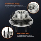 Front Wheel Bearing Hub Assy 515036 03-13 Gmc Chevy 1500 4wd 03-06 Cad Esv Awd