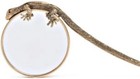 Magnifying Glass With Brass Lizard Crocodile Design Handle Magnifier For Reading