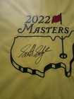 Scottie Scheffler Signed Auto Framed 2022 Masters Flag Champion Jsa Loa