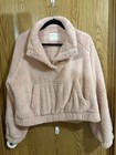 Aeropostale Fuzzy Teddy Faux Fur Crop Jacket 