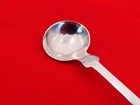 1840s American Coin Silver H a  Coe Salt   Condiment Spoon Ku-16