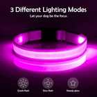 Led Dog Collar  Light Up Dog Collar Adjustable Usb Rechargeable Super Bright    