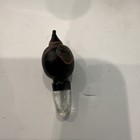 Vintage Frosted Glass Miniature Glass Perfume Bottle With Stopper