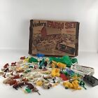 Vintage 1950s Marx Modern Farm Play Set Happitime With Box Replacement For Parts