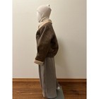 Acara Boutique Cocoa Shearling-trim Bomber     Kids 4-5y To 13-14y     Nwt