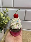 Sprinkles Fake Bake Whipped Cream Cupcake Dessert Tiered Tray Decor So Cute 