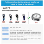 Hq8 Replacement Heads Compatible With Philips Norelco Aquatec Shaver  Hq8 Blades