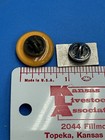 2 Vintage Enamel Coors   Coors Light Can Hat Pin Lapel Tie Tack Bar Flare Round