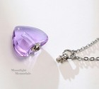 New Heart Elegant Cylinder Cremation Urn Keepsake Ashes Memorial Necklace