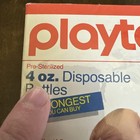 New Vintage 80s Playtex Disposable Bottles Dispenser Pack  50  4oz Liners Sealed