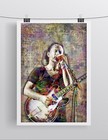 Radiohead Thom Yorke 12x18in Poster  Radiohead Pop Art Colorful Free Shipping Us