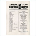 Who Pink Floyd 1969 9th National Jazz Blues Festival Programme   Flyer  uk 