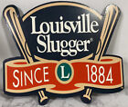 Louisville Slugger Baseball Bat Metal Sign Since 1884 13 5  X 12 