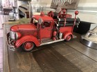 Classic Style Metal Fire Truck - Timeless Decor