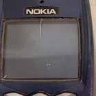 Nokia 6010 - Vintage Cell Phone Blue silver Untested W battery 