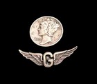 Small Us Army Helicopter Door Gunner Wings Mini Pin
