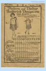 Butterick 4764  1920s Rare Little Girls Party Dress Sz 7 Vintage Sewing Pattern