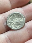 Roman Republic C  Calpurnius Piso Frugi Silver Denarius 67 Bc Ancient Old Coin