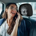 Halloween Horror Headrest Cover Creepy Prank Car Seat Protector Decor