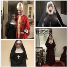 Cosplay Costume Nun   s Habit Outfits Comiccon The Nun Halloween Fancy Dress Suits