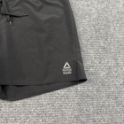 Reebok Crossfit Board Shorts Mens 33 Black Drawstring Logo Gym Training Fitness