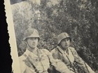 Luftwaffe Soldiers W Camo Steel Helmets  Ww2 Wwii German Military Photo