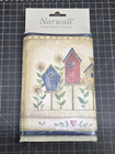 Love Birds Wallpaper Border Hearts Birdhouses Apple Trees Country Cottage Decor