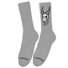 Toy Machine Skateboard Socks Heavy Metal Grey Adult Crew