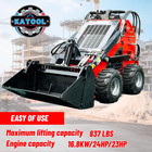 Katool New Mini Skid Steer Track Loader 23 Hp Rato Engine Epa Electric Start