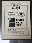 Travelers Notebook Limited Card Size 20th Anniversary Set Traveler   s Black