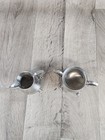 Vintage Stieff Colonial Williamsburg Pewter Creamer   Sugar Set