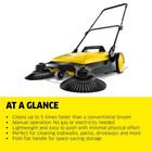 Karcher S 4 Twin  Push Sweeper  5 25 Gal  1 766-361 0 - New