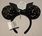 New 2026 Disney Parks Halloween Black Bat Bow Minnie Mickey Mouse Ears Headband