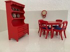 Vintage Lundby Dollhouse Furniture  7-piece Dining Room Set