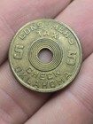 1930s Oklahoma 5 Mill Consumers Check Tax Token Commission Vintage Coin
