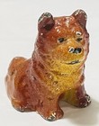 Vintage Chow Chow Puppy Dog Cold Hand Painted Lead Miniature