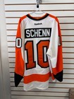 Brayden Schenn 2014-15 Philadelphia Flyers Game Worn Jersey Blues Captain Loa
