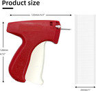 1606pcs Tagging Gun Kit  Tagging Gun For Clothing  Standard Retail Price Tag Att