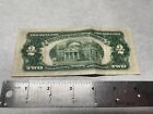 1953 - A  2 Two Dollar Bill Red Seal Star United States Note Circulated Good Con