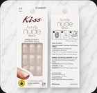 2 X Kiss Dkan02rf Medium Acryic Nude French Unbelievably Natural Nails 24 Ea Nib