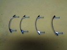 Lot Of 4 Metal Chrome Drawer And or Cabinet Handles   L  k  