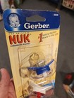 Vintage Gerber Nuk Orthodontic Pacifiers Size 2 Nos Sealed 2004 Blue White Red 