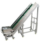 Electric Pvc Belt Climbing Conveyor Inclined Conveyor For Assembly Lines 7 8  W
