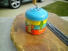 Vintage 1940s Tin Litho Wind Up Toy Music Box German - Very Rare Works 