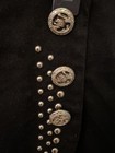Vintage Western Studded Wrap Skirt M