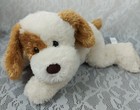 Applause Puppy Dog Spott Tan Cream Brown 13  Plush Stuffed Plushie Toy Vintage 