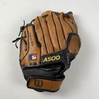Wilson A500 Brown Ecco Leather Baseball Glove Right Hand Throw 11  Brown Guc