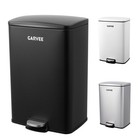 Kitchen Trash Can 13-gallon  50 L  Garbage Can With Soft-close Lid  Inner Bucket